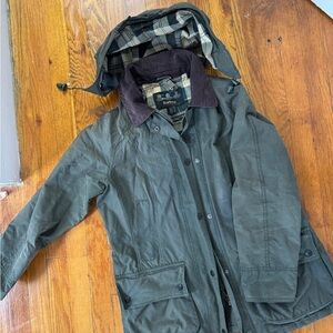 Barbour Green Waxed Jacket